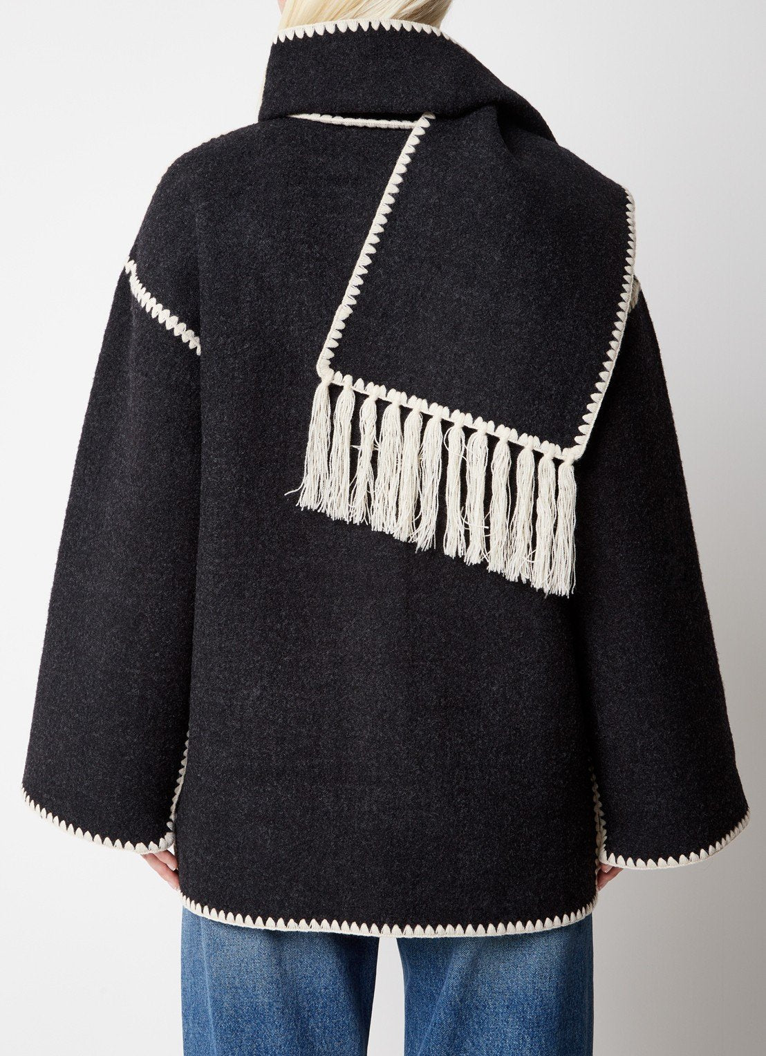 Wintermantel mit Schal