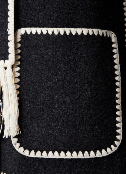 Wintermantel mit Schal