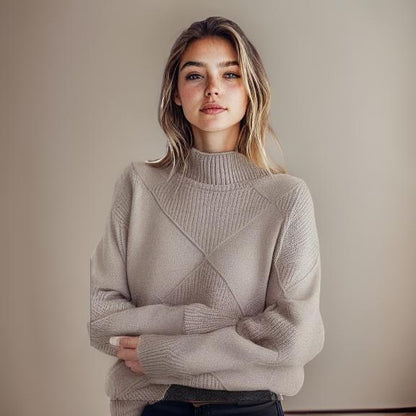 Zoniva™ l Damen-Rollkragenpullover