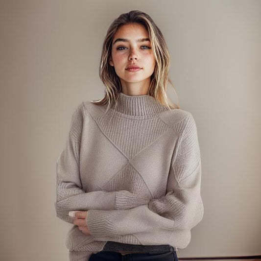 Zoniva™ l Damen-Rollkragenpullover