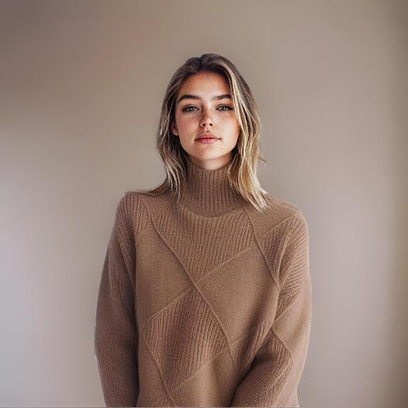 Zoniva™ l Damen-Rollkragenpullover