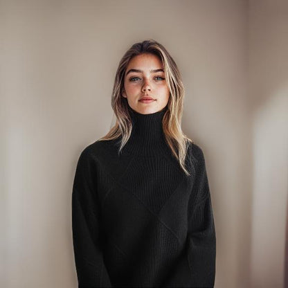 Zoniva™ l Damen-Rollkragenpullover